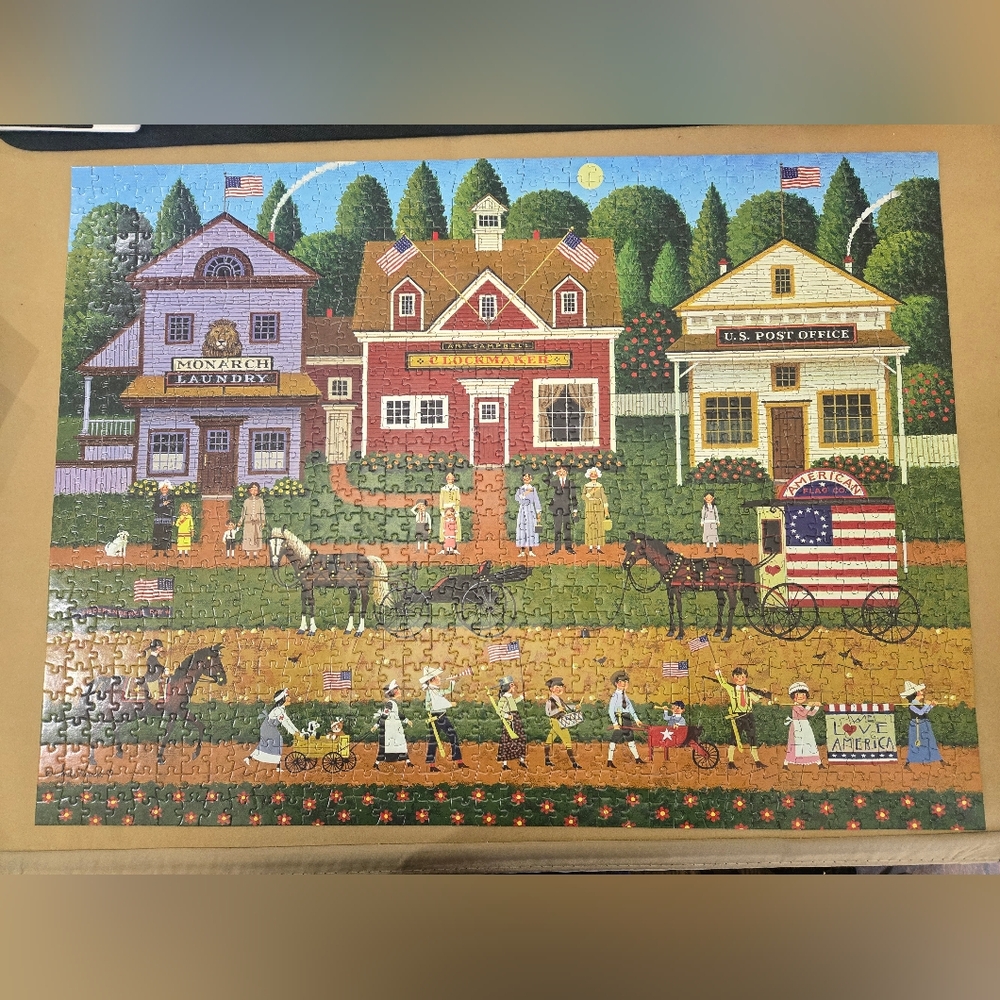 Young Patriots 1000-Piece Jigsaw Puzzle - White - Picture 3 of 3